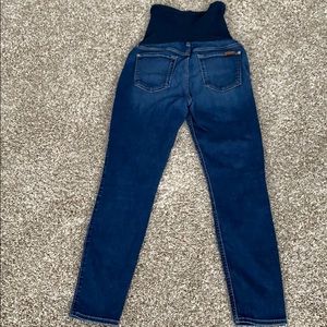 7 for all mankind maternity skinny jeans - size 28